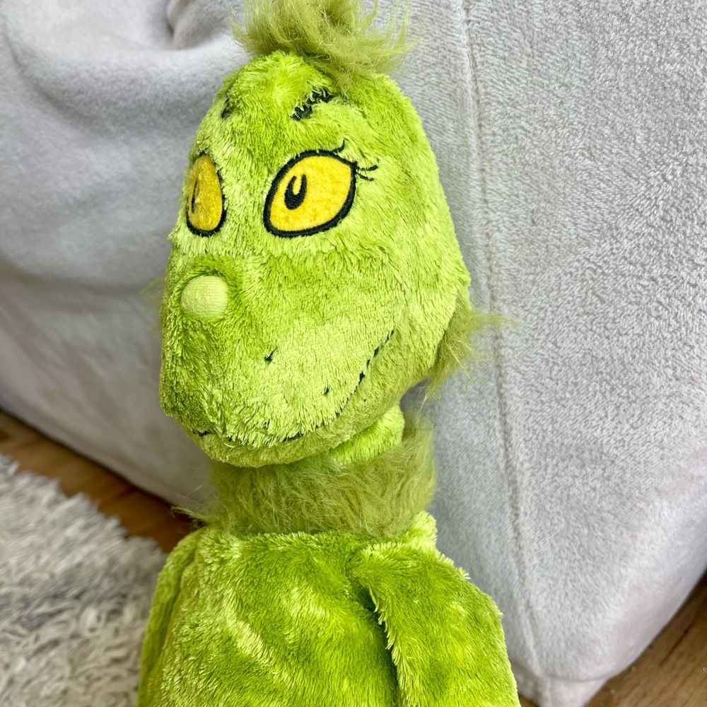 Dr. Seuss THE GRINCH Plush Toy Stuffed Animal Kohl’s Vintage  19" Christmas